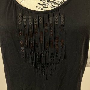 Croft & Barrow Black Dressy Tank Too